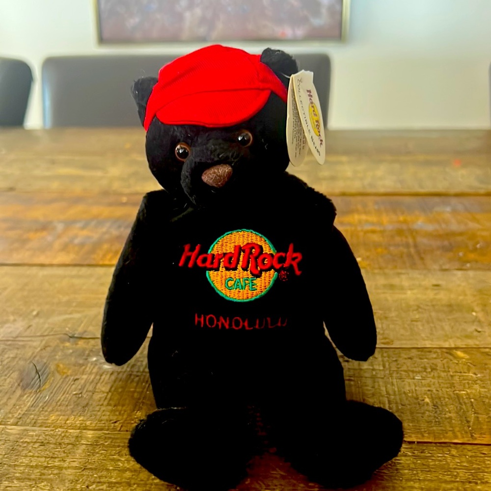 HARD ROCK CAFE Plush Collectible Teddy Bears MEMPHIS HONOLULU With Tags